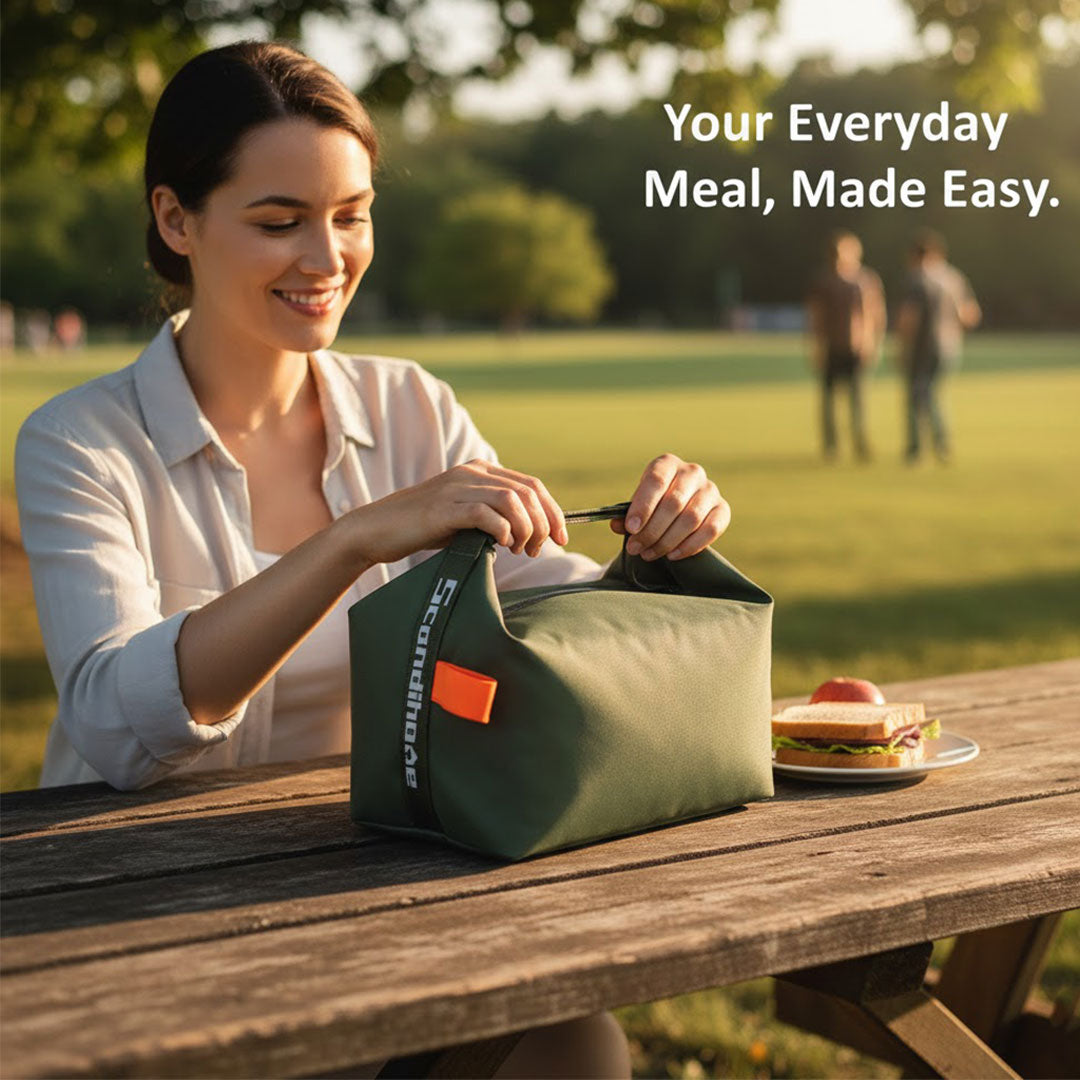 Lunch Bag - Insulated Design - Foldable Structure