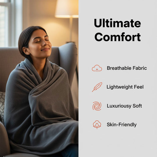 Heated Shawl - Portable USB - Adjustable Settings