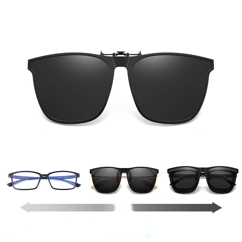 Polarised Clip-On Folding Sunglasses