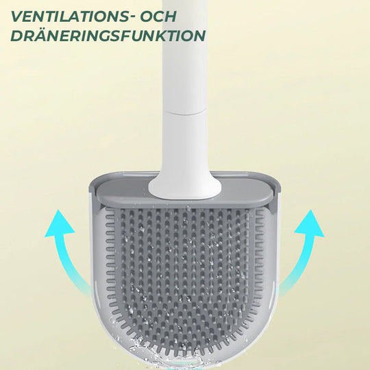 Wall-Mounted Toilet Brush