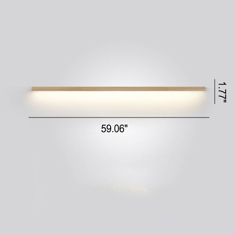 Japanese LED Wall Light | Solid Wood Design | Modern Accent Lighting