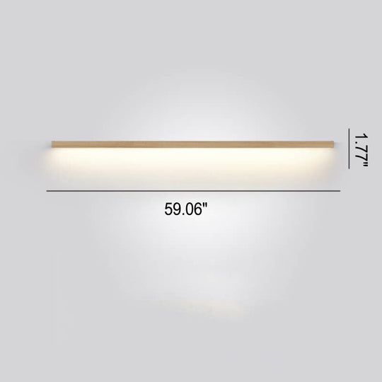 Japanese LED Wall Light | Solid Wood Design | Modern Accent Lighting