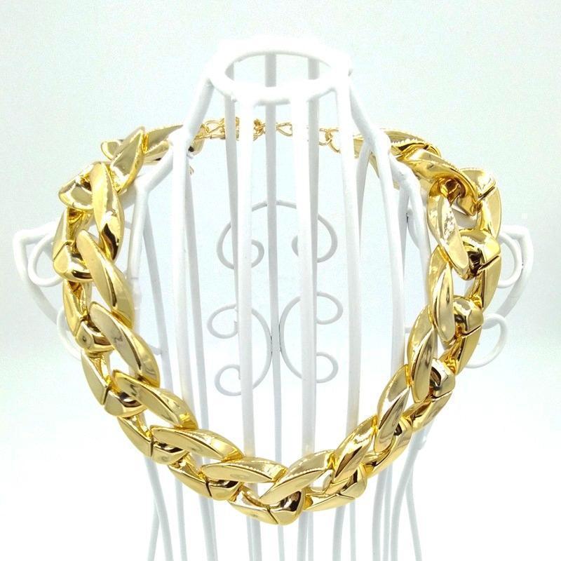 Thick Golden Chain Pet Safety Collar