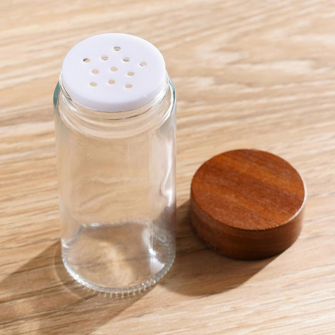 Virella 6 Piece Jar Set for Spices with Slanted Stand