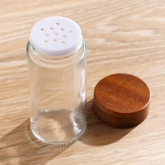 Virella 6 Piece Jar Set for Spices with Slanted Stand