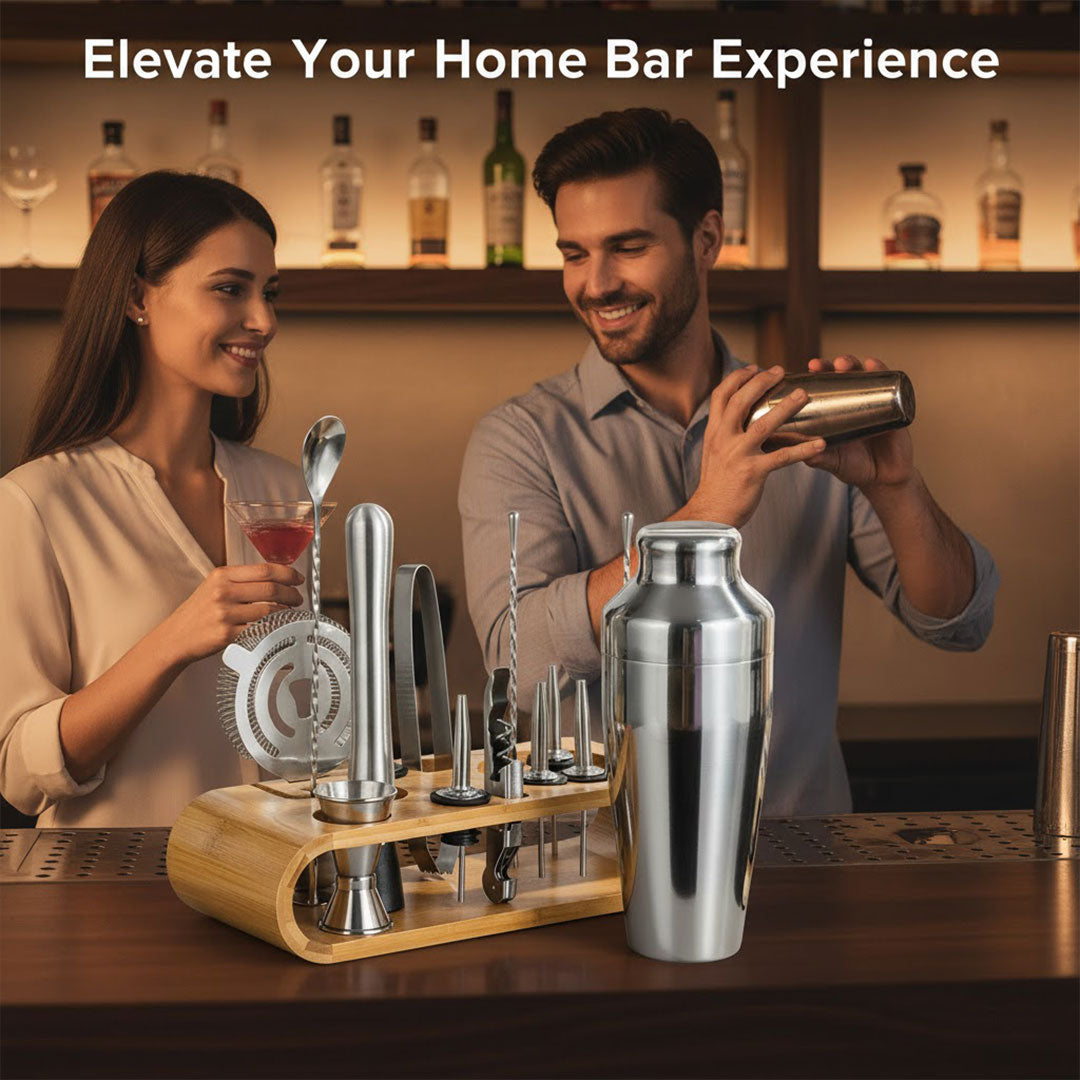 Cocktail Shaker Set - Stainless Steel - Bar Tools
