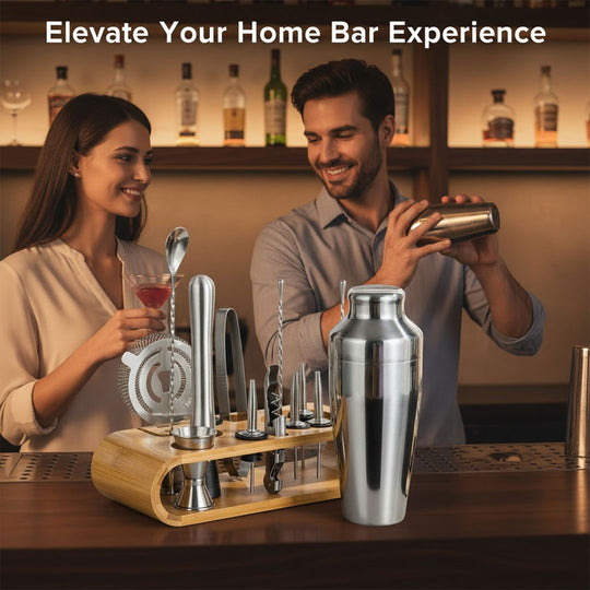 Cocktail Shaker Set - Stainless Steel - Bar Tools