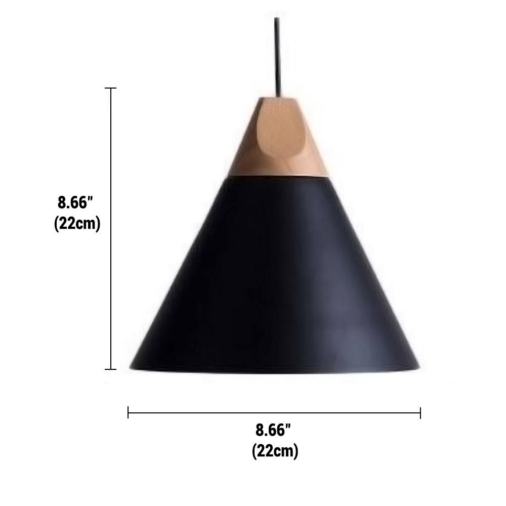 Minimalistic Wooden Pendant Light