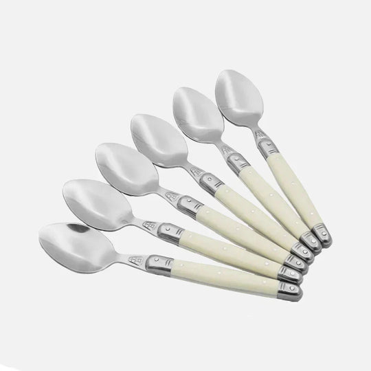 Ivory Elegance – Luxury Laguiole Cutlery Set with Timeless Style