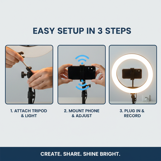 Ring Light - LED Lighting - Tripod Stand