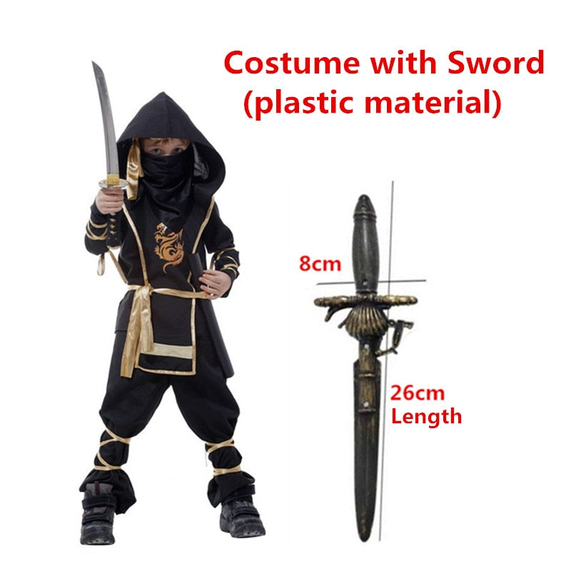 Boys Ninja Halloween Costume Set