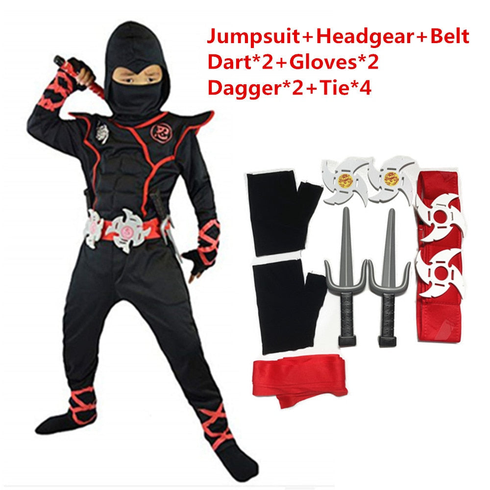 Boys Ninja Halloween Costume Set