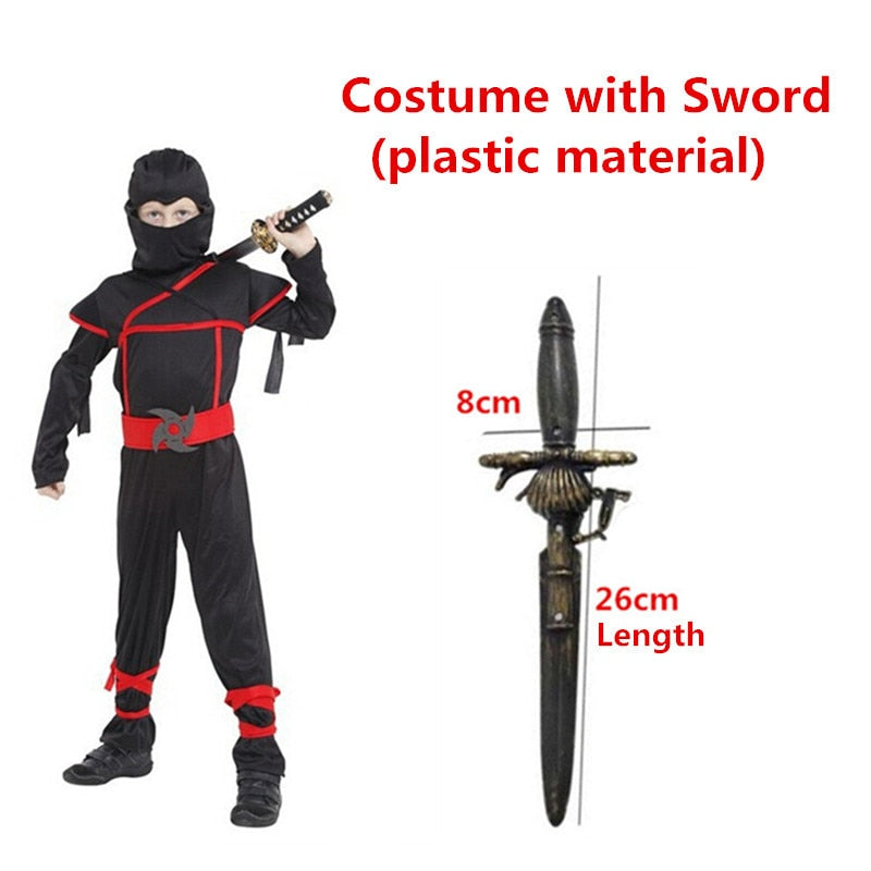 Boys Ninja Halloween Costume Set