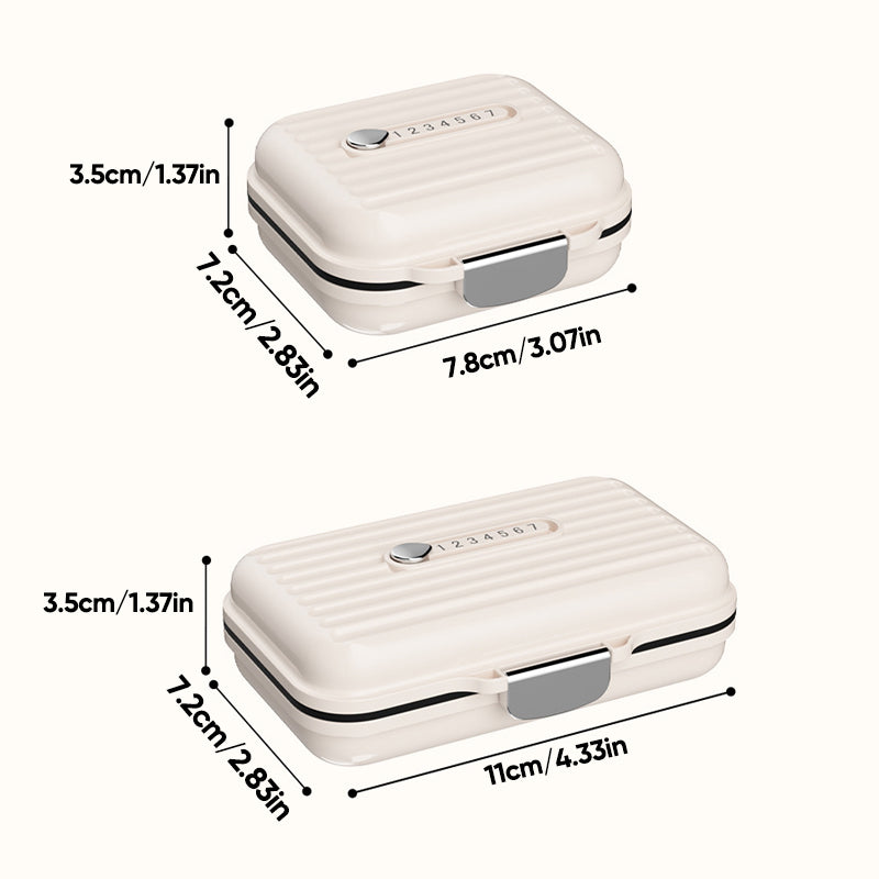 Compact Portable Pillbox