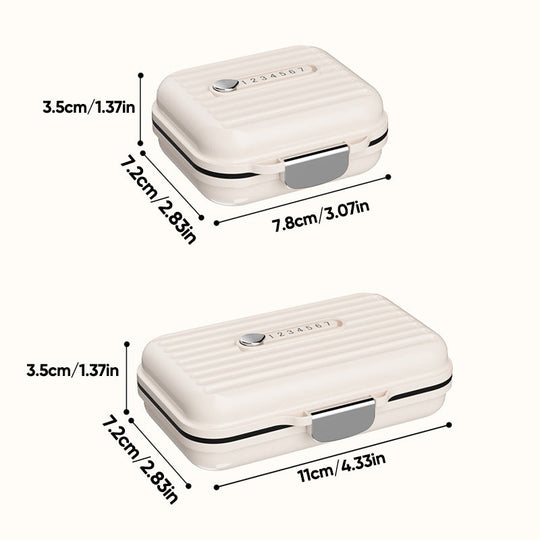 Compact Portable Pillbox