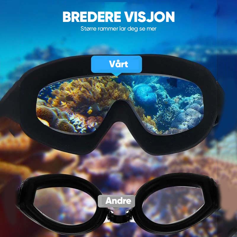 Anti-Fog Swim Goggles with Clear Vision