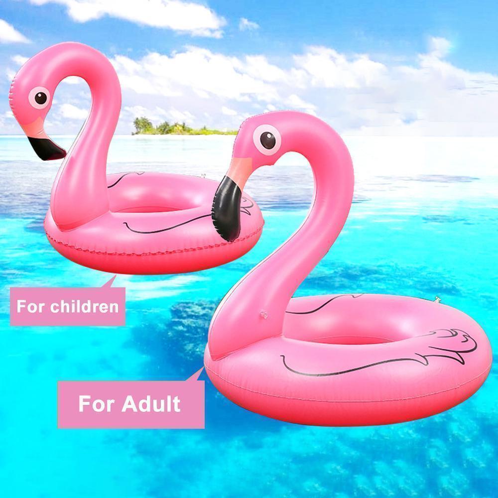 Inflatable Flamingo Pool Swimming Ring