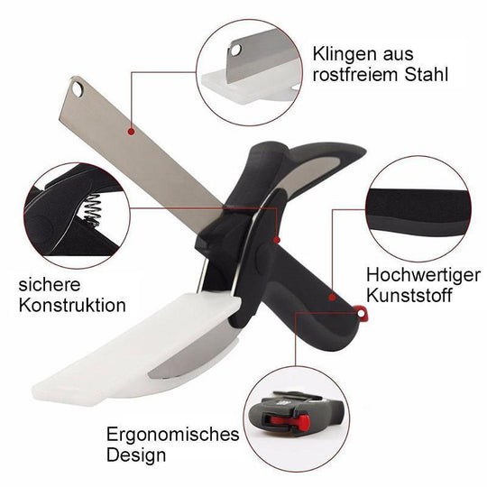 Versatile Stainless Steel Kitchen Scissors | EdgeCut Design