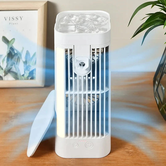 Air Conditioner Fan - Portable Desk - Spray Cooling