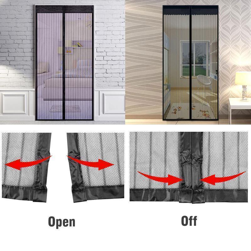Magnetic Fly Screen Door with Velcro Closure