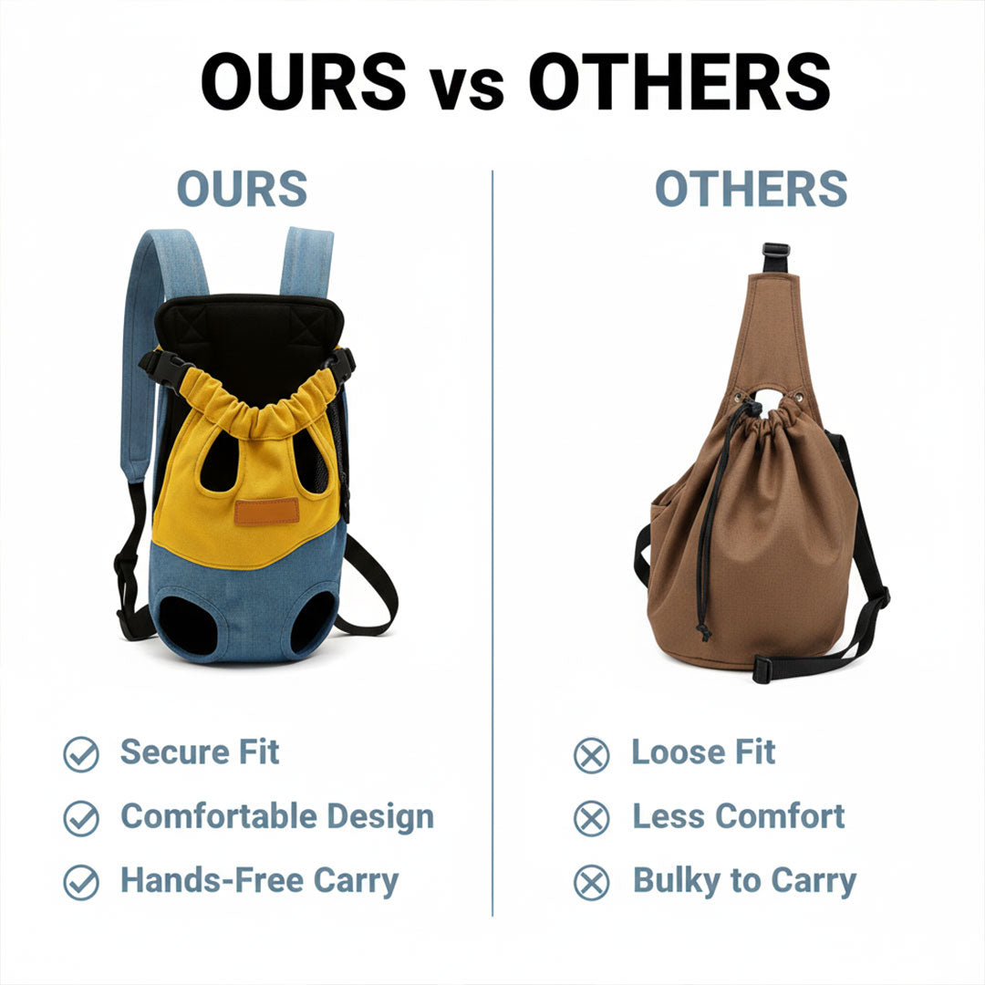 Hands-Free Pet Backpack - Small Pets - Secure Fit