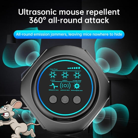 Plug-In Ultrasonic Rat Repellent | Chemical-Free, Silent Operation & Covers Up to 3200 sq. ft. for Indoor and Outdoor Use