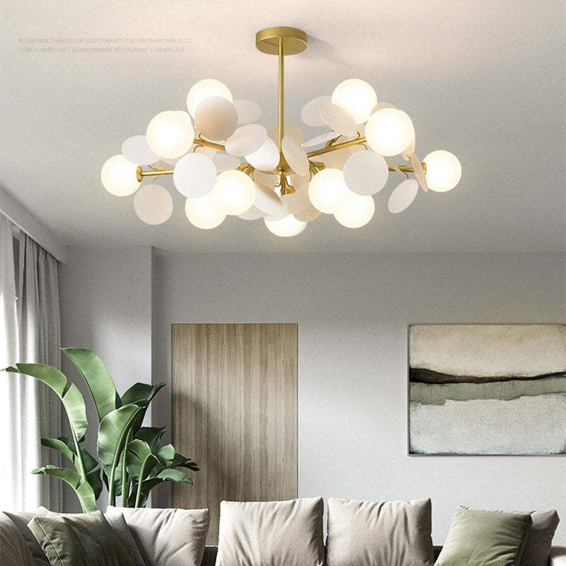 Flower Branch Chandelier for Living Room