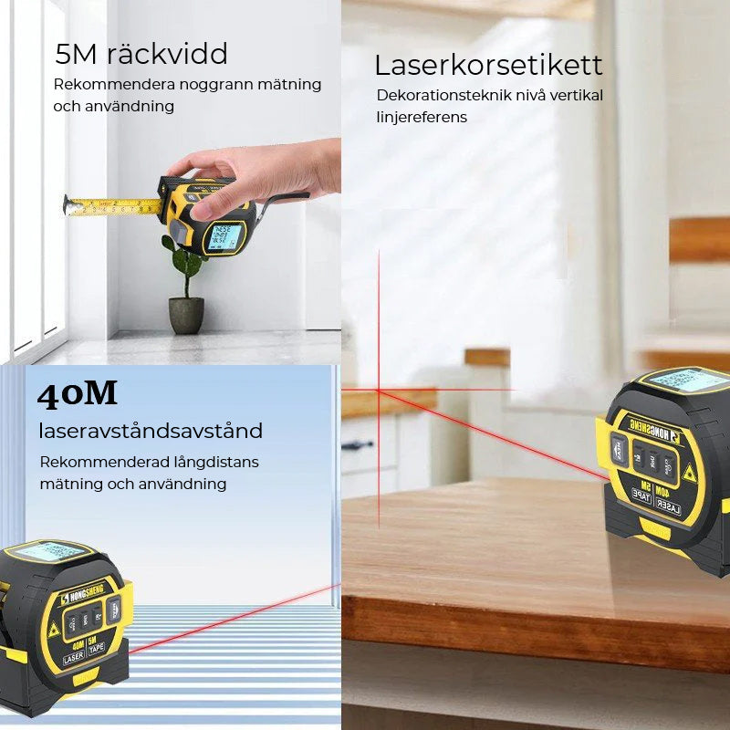 3-in-1 Infrared Laser Band Measurement Tool