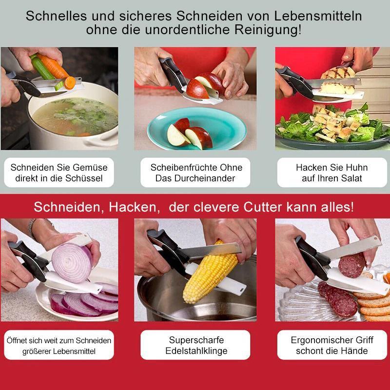 Versatile Stainless Steel Kitchen Scissors | EdgeCut Design