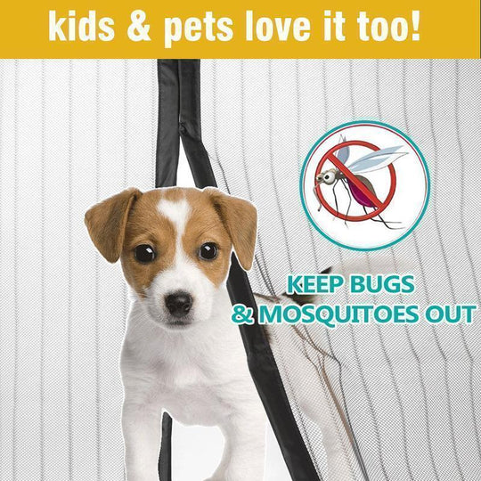 Magnetic Fly Screen Door with Velcro Closure