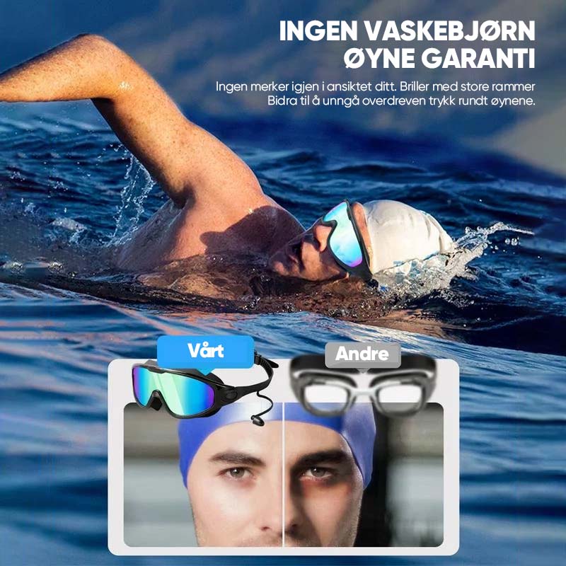 Anti-Fog Swim Goggles with Clear View