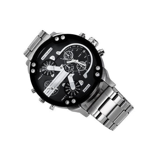 Stainless Steel Chronograph Quartz Watch