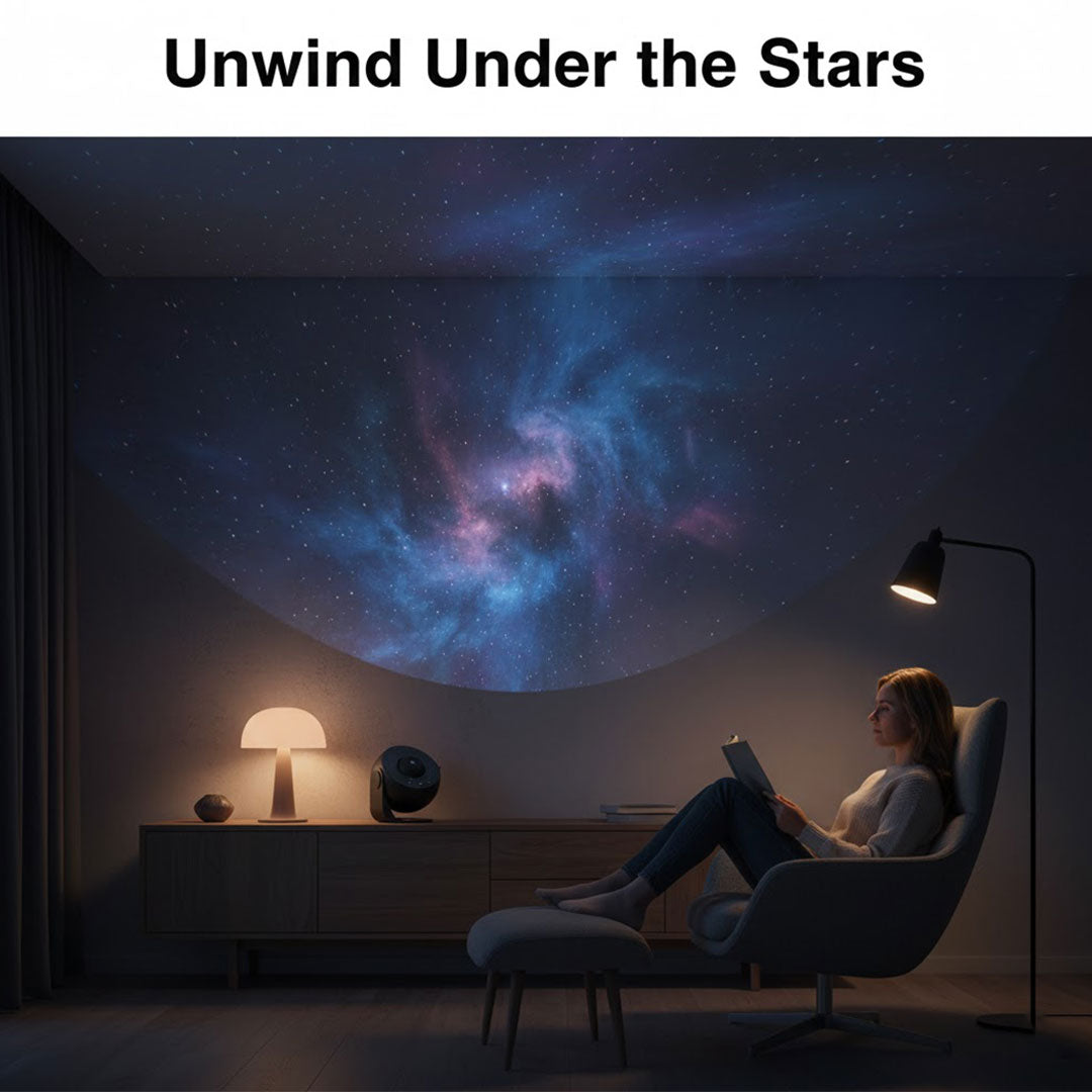 Galaxy Projector - 360° Rotation - Celestial Display