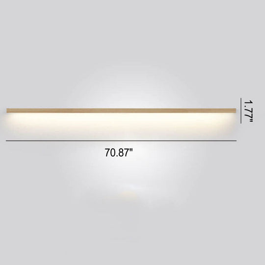 Japanese LED Wall Light | Solid Wood Design | Modern Accent Lighting