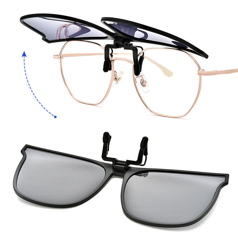 Polarised Clip-On Folding Sunglasses