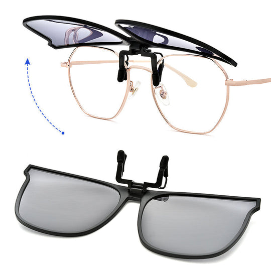 Polarised Clip-On Folding Sunglasses