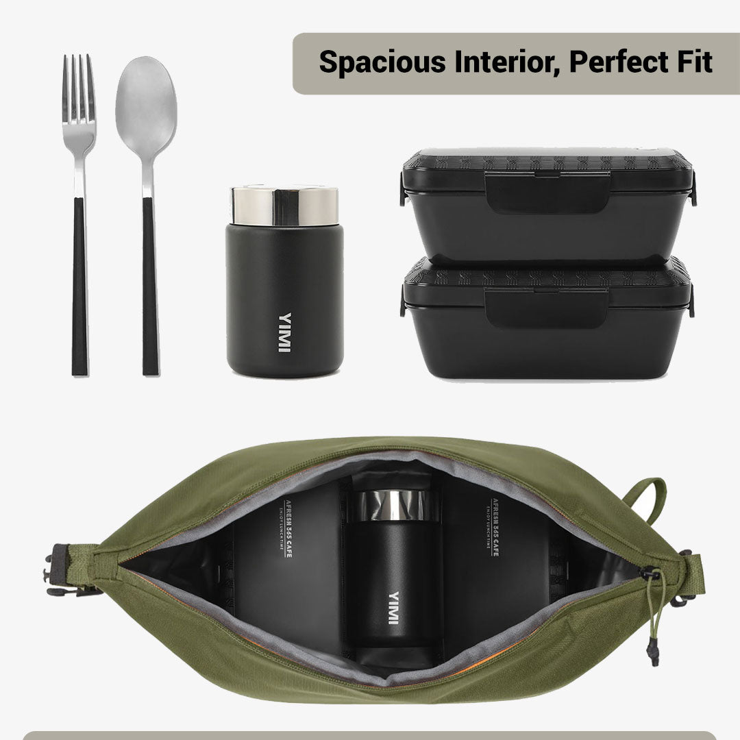 Lunch Bag - Insulated Design - Foldable Structure