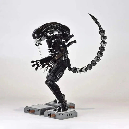 600PCS Space Alien Figure Mech Model Building Blocks Toy for Kids