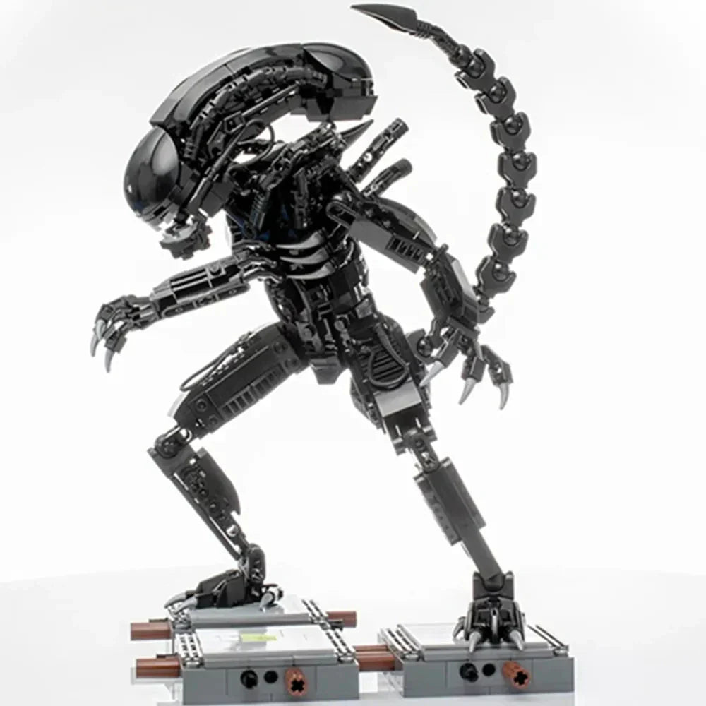 600PCS Space Alien Figure Mech Model Building Blocks Toy for Kids