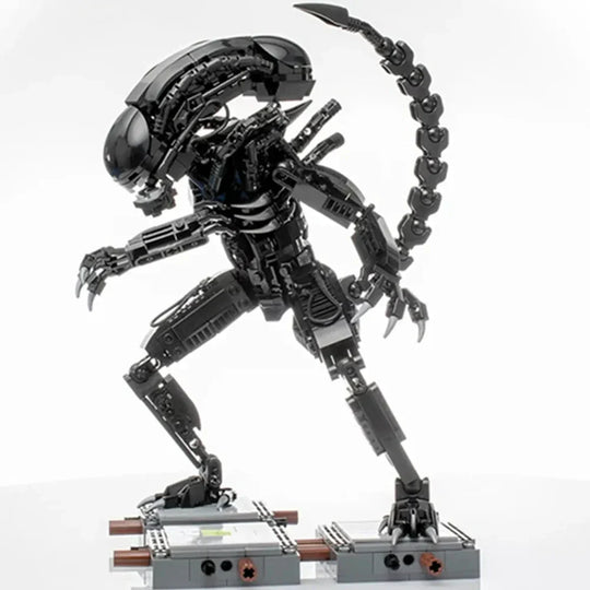 600PCS Space Alien Figure Mech Model Building Blocks Toy for Kids