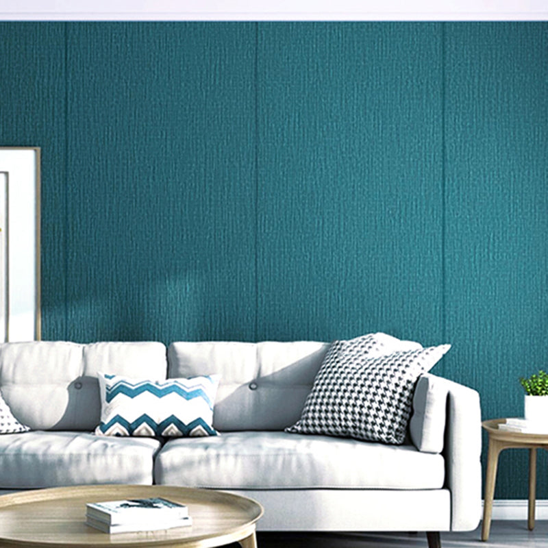 Soundproof Wall Cladding Solid Colour Peel and Stick Foam Living Room Wall Panel