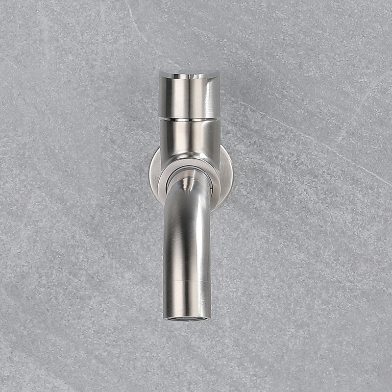 Modern Style Wall-Mounted Single Lever Mixer Tap for the Bathroom