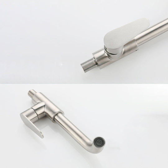 Modern Style Wall-Mounted Single Lever Mixer Tap for the Bathroom