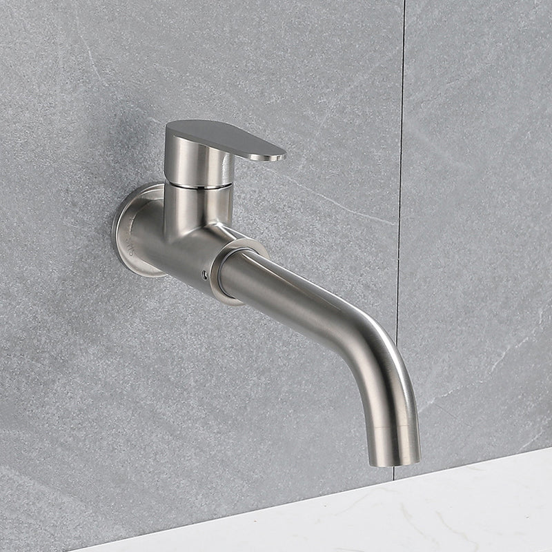 Modern Style Wall-Mounted Single Lever Mixer Tap for the Bathroom