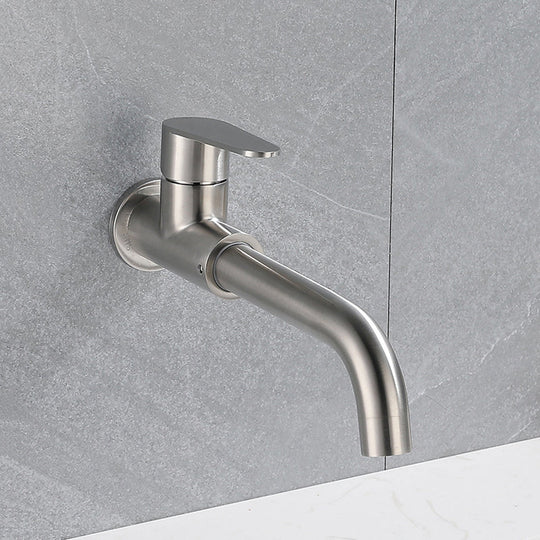 Modern Style Wall-Mounted Single Lever Mixer Tap for the Bathroom