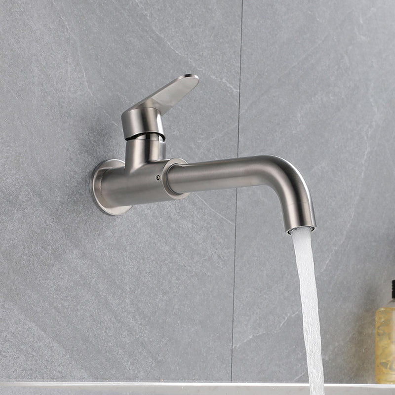 Modern Style Wall-Mounted Single Lever Mixer Tap for the Bathroom