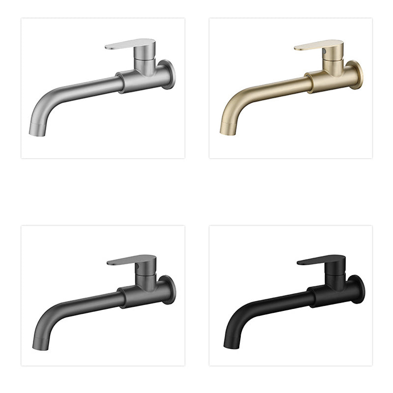 Modern Style Wall-Mounted Single Lever Mixer Tap for the Bathroom