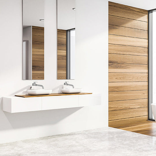 Modern Style Wall-Mounted Single Lever Mixer Tap for the Bathroom