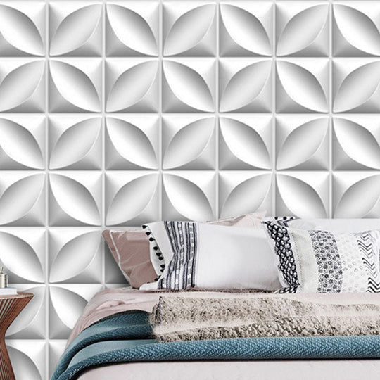 Square Interior Wall Cladding - Peel and Stick Texture Effect
