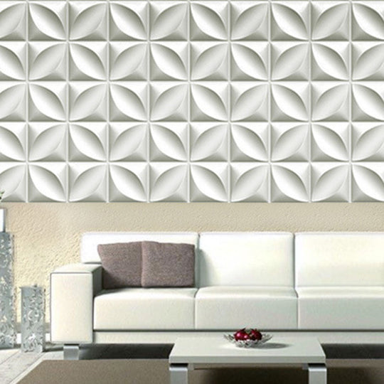Square Interior Wall Cladding - Peel and Stick Texture Effect